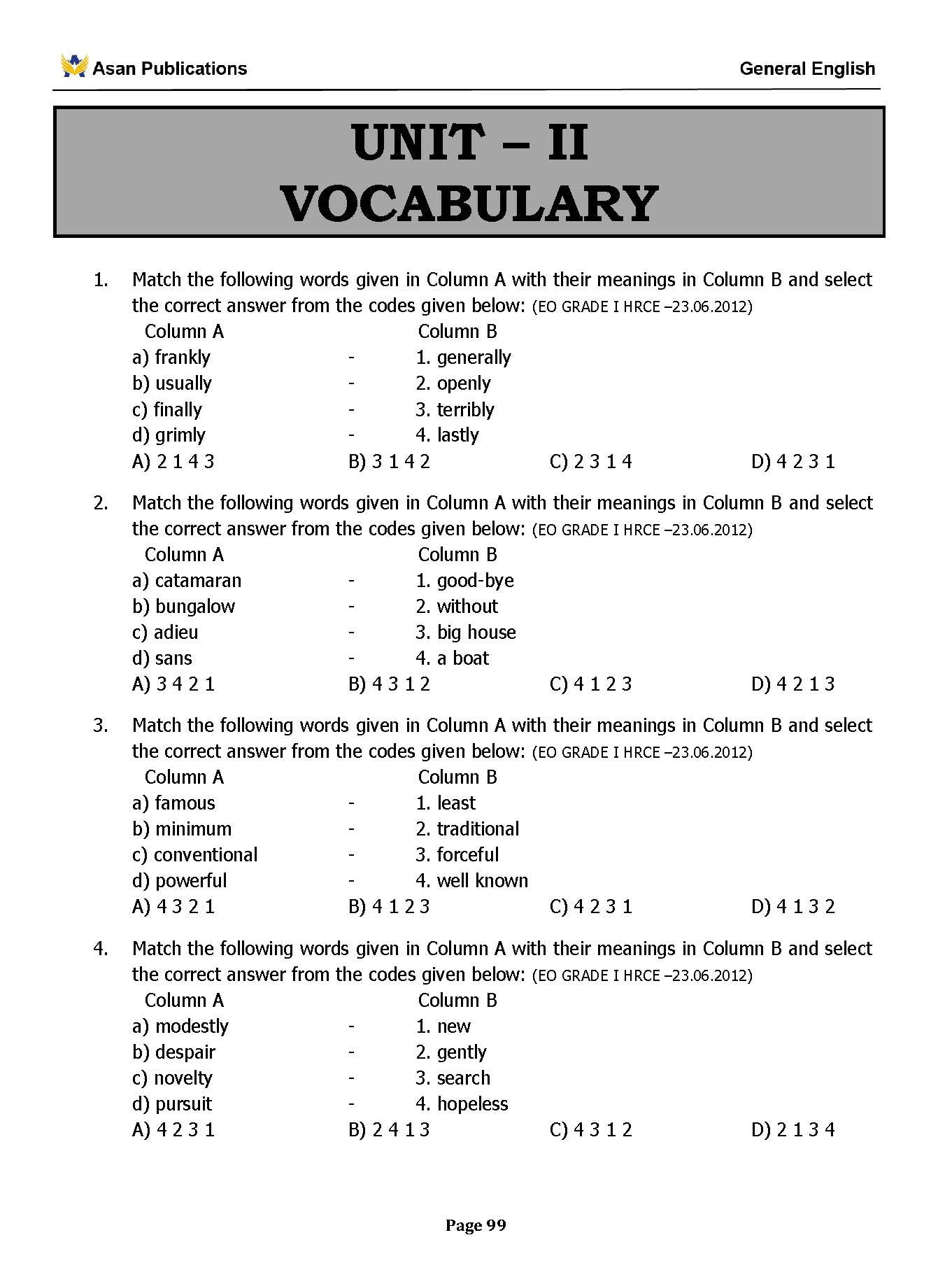 General English Question Bank for TNPSC Group 2 (PRE-ORDER SHIPS FROM 17TH JUNE)