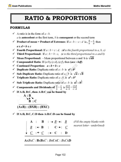 Asan's "MATHS MANADHIL" - ENGLISH MEDIUM (BASED ON NEW SYLLABUS)