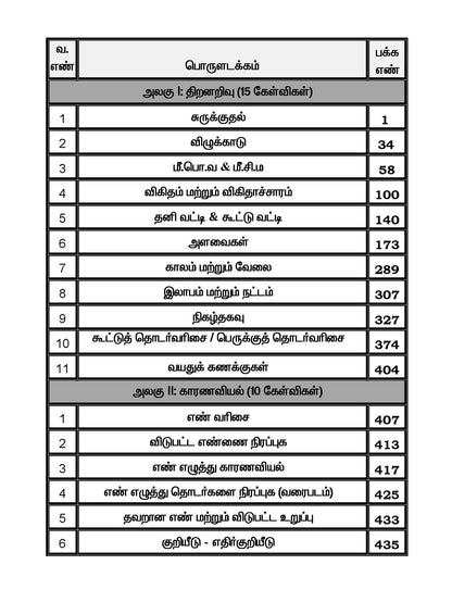 Asan's "MATHS MANADHIL" - TAMIL MEDIUM (BASED ON NEW SYLLABUS)
